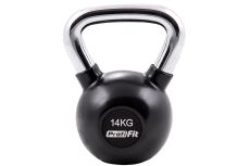 Гиря Profi-fit обрезиненная с хромированной ручкой 14кг