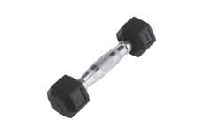 Гантель гексагональная Pro 1 кг Star Fit DB-301 обрезиненная, черная Гантель гексагональная Pro 1 кг Star Fit DB-301 обрезиненная, черная