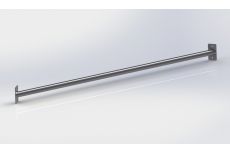 Турник настенный угловой 0,8 м. Spektr Sport Т1У08 Тантум 1 белый