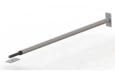 Турник в дверной проем (резьбовой) 117-127см Spektr Sport Прогресс 5, серый