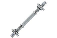 Гриф для гантели с гайками хромированный d 25 30 см. R18048