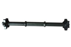 Гриф гантельный Atemi ARB20, 25х350 мм, ПП, замок-гайка ПП