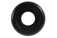 Диск обрезиненный d51мм MB Barbell Atlet 1,25кг черный MB-AtletB51-1,25