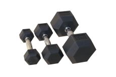 Гантель гексагональная обрезиненная черная 1 кг Johns 72014-1 Гантель гексагональная обрезиненная черная 1 кг Johns 72014-1