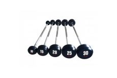 Набор прямых обрезиненных штанг AeroFit 10-30 кг - 5 шт AFB145-S/10-30KG