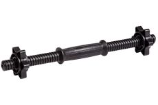 Гриф гантельный 400 мм (пластик ABS, пруток металл D16 мм, замок-гайки Вейдера) D25 мм Profi-Fit