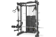 Многофункциональный силовой комплекс со встроенными весовыми стеками профессиональный Bronze Gym YARD YD81