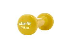 Гантель виниловая 0,5 кг Star Fit DB-101 желтый Гантель виниловая 0,5 кг Star Fit DB-101 желтый