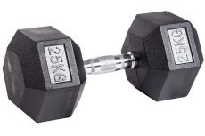 Гантель гексагональная обрезиненная Profi-Fit 25 кг