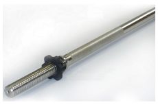 Гриф DHS L1500 мм, D25мм, замок гайка Вэйдера (хром)