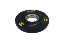 Диск олимпийский обрезиненный (Fitnessport), черный 1.25кг. RCP17-1.25