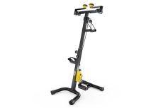 Велотренажер двойной DFC dual bike B815Y желтый