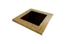 Помост для гиревого спорта 150х150х10см рез. амортизаторы 1см Spektr Sport