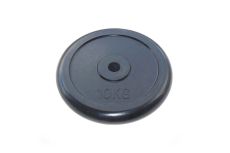 Диск обрезиненный 10кг Johns 71019-10B-26 чёрный