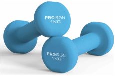 Гантели неопреновые 2шт по 1кг PROIRON Г2010СНЕО синий Гантели неопреновые 2шт по 1кг PROIRON Г2010СНЕО синий