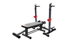 Прямая скамья со стойками под штангу DFC AKYEN D2031TJ07