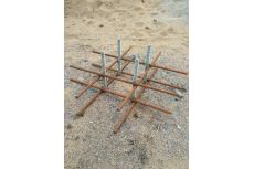 Каркас для заливки бетонной смеси (ежик) для монтажа уличных тренажеров