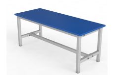 Скамейка для раздевалок без спинки полумягкая, 150 см Spektr Sport цельная