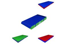 Мат гимнастический 100х50х5см винилискожа-велькро (холлослеп/холлофайбер) Dinamika ZSO-001331