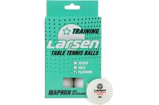 Шарики для настольного тенниса Silver Platinum 3 Star (6 шт.), ABS пластик Larsen 8333 белый