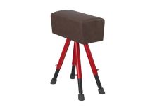 Козел гимнастический переменной высоты Spektr Sport (чехол из натур.кожи)