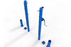 Стойки для большого тенниса со стаканами Glav 11.100