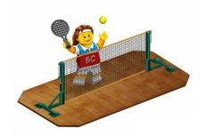 Стойки для большого тенниса с напольными стаканами Гимнаст 4.19.0