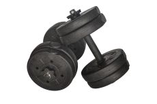 Гантельный набор разборный 2х7,5кг Sportex DBP-15 пластик\цемент