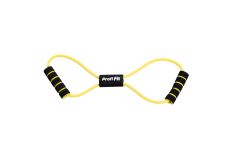 Эспандер трубчатый восьмерка, желтый, сопротивление слабое 3,5 кг PROFI-FIT РАСПРОДАЖА