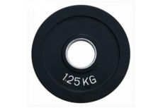 Диск олимпийский обрезиненный черный 1.25кг. RCP18-1.25
