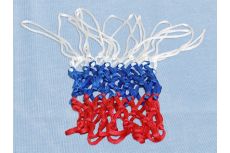 Сетка баскетбольная 3х цветная, нить 3,5 мм Гимнаст