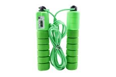 Скакалка UNIX Fit с механическим счетчиком прыжков, 287 см, зеленая