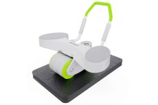 Тренажёр для пресса, с ковриком 45х30x3,5 cм DFC AB Roller SND-GT зеленый