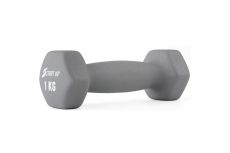 Гантель неопреновая 1 кг Start Up HY-D-021 серый Гантель неопреновая 1 кг Start Up HY-D-021 серый