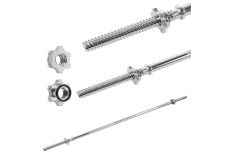 Гриф d25мм, дл1,2м, макс.вес 150кг + 2 замка-гайки Start Up HY-B-020