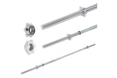 Гриф d25мм, дл1,5м, макс.вес 150кг + 2 замка-гайки Start Up HY-B-018