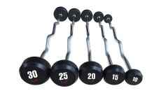 Aerofit AFBZ10-30 набор изогнутых обрезиненных штанг