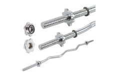 Гриф W-образный d25мм, дл1,19м, макс.вес 150кг + 2 замка-гайки Start Up HY-B-021