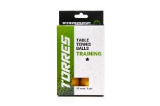 Мяч для настольного тенниса, d40+ мм, 6 шт Torres Training 1* TT23015 оранжевый